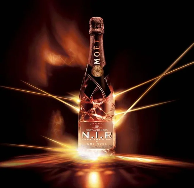 Moet & Chandon N.I.R. Nectar Imperial Rosé Dry Champagne