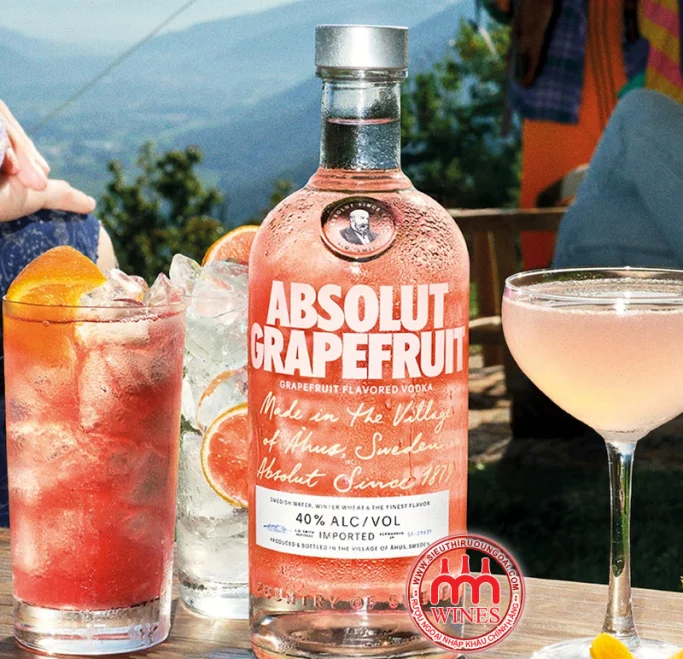 Absolut Grapefruit (Hương Bưởi) 750ML