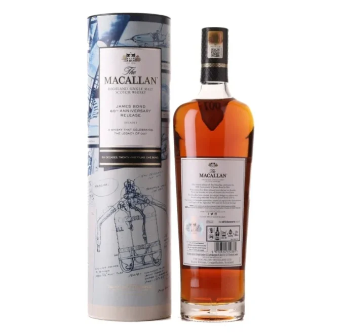 Macallan James Bond 60th Anniversary Decade I