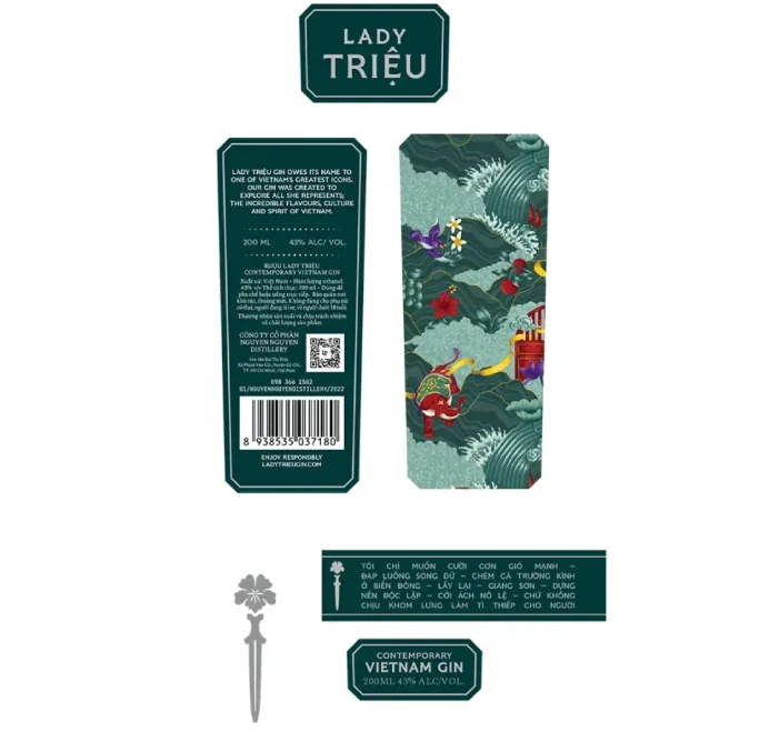 Lady Trieu Contemporary Vietnam Gin