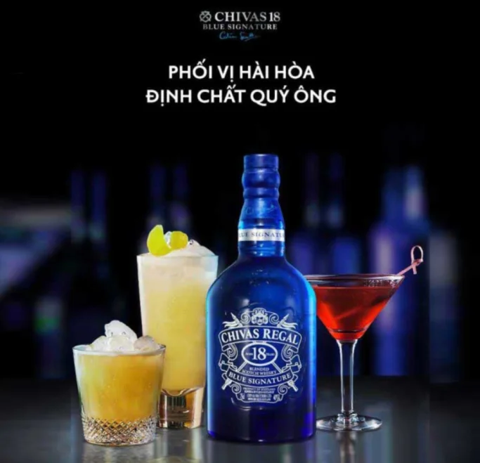 Chivas 18 năm (YO) Blue Signature