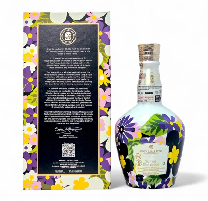  Royal Salute 21 Year Old Richard Quinn Edition II launches