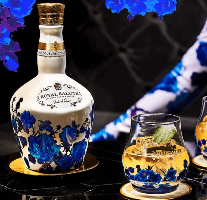 Royal Salute 21 years old Richard Quinn White Limited