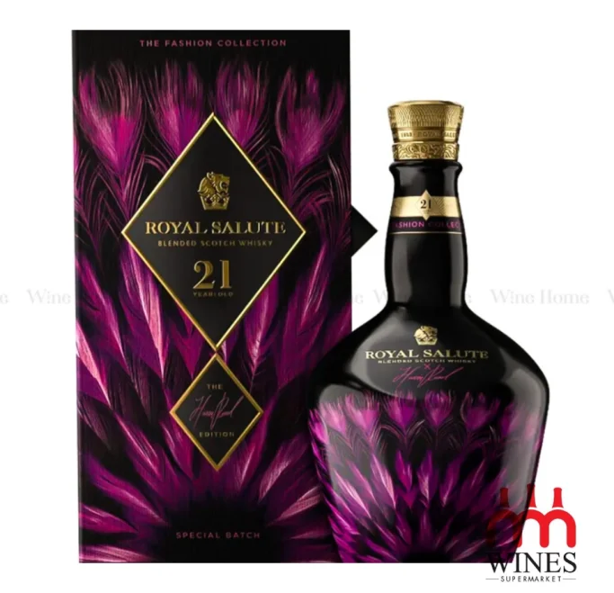 Royal Salute 21 Harris Reeded Fuchsia