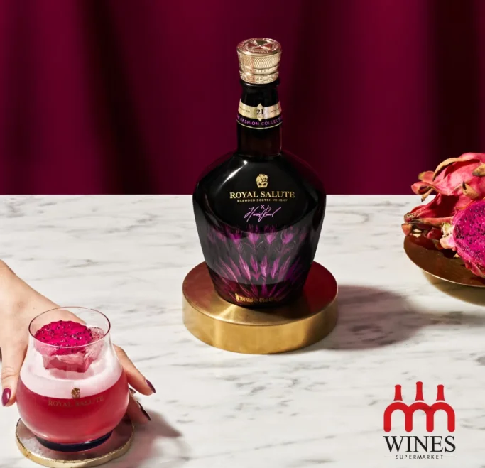 Royal Salute 21 Harris Reeded Fuchsia