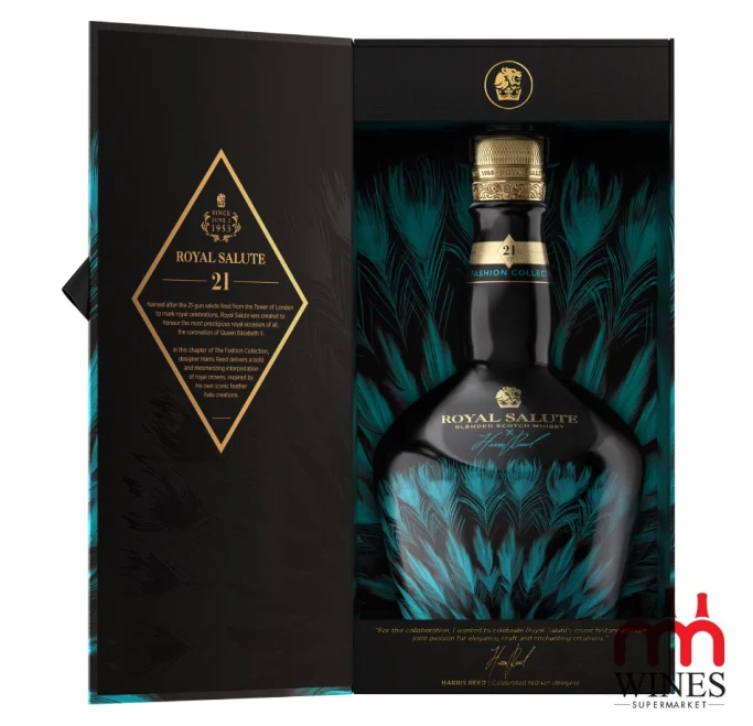 Royal Salute 21 Years Old Harris Reed Edition (Màu Xanh)