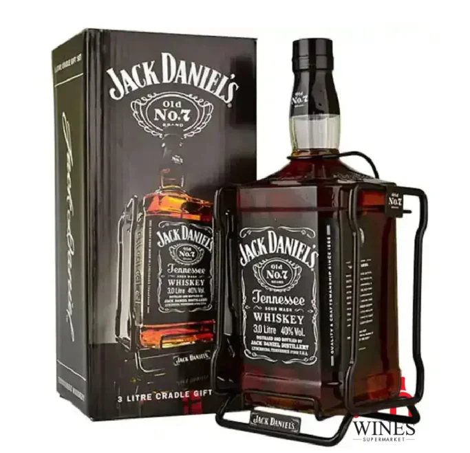 Jack Daniel's No.7 Whiskey 3Litre (Kèm kệ)