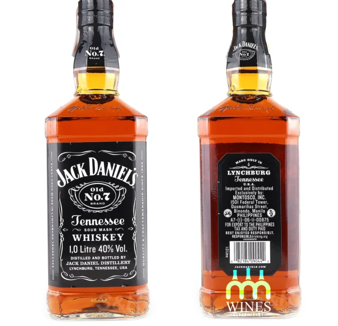 Jack Daniel's Old No 7 Tennessee Whiskey 1Litre