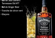Jack Daniel's Old No 7 Tennessee Whiskey 1Litre