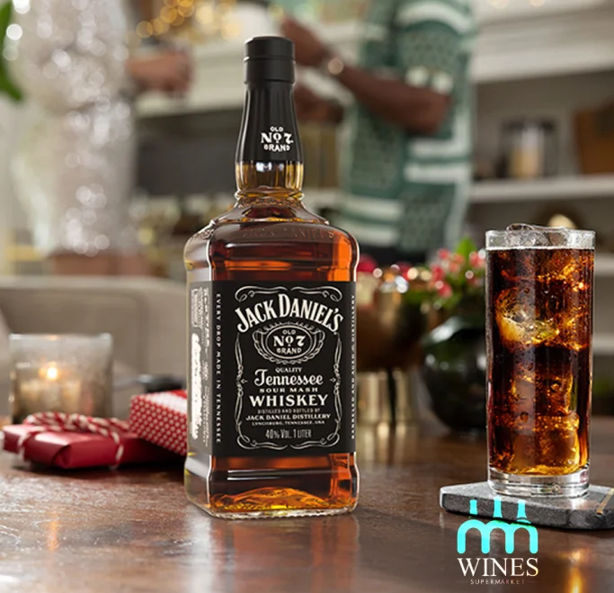 Jack Daniel's Old No 7 Tennessee Whiskey 1Litre