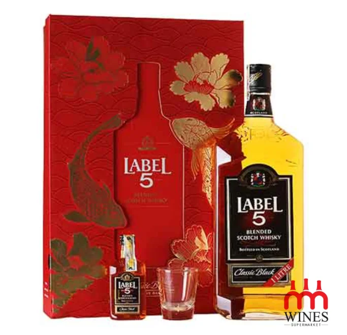 Label 5 Classic Black Gift box 1000ml