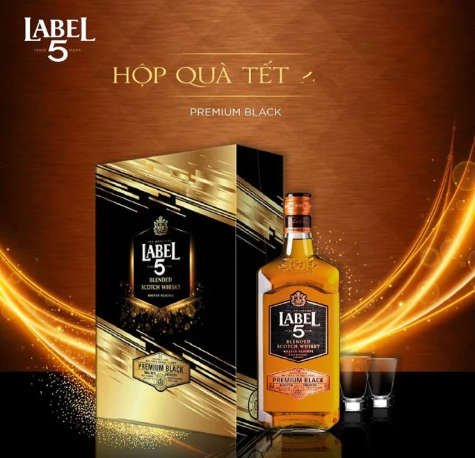 Label 5 Premium Black Gift box