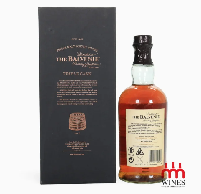 The BALVENIE 25YO TRIPLE CASK