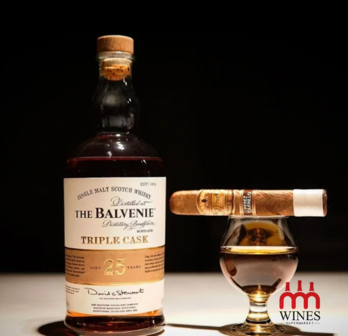 The BALVENIE 25YO TRIPLE CASK