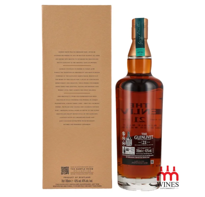 THE GLENLIVET 21YO THE SAMPLE ROOM COLLECTION