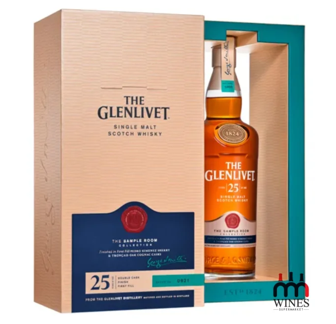 THE GLENLIVET 25YO THE SAMPLE ROOM DOUBLE OAK FINISH