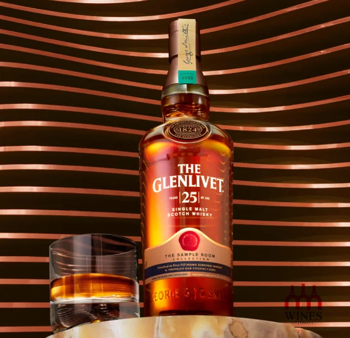THE GLENLIVET 25YO THE SAMPLE ROOM DOUBLE OAK FINISH