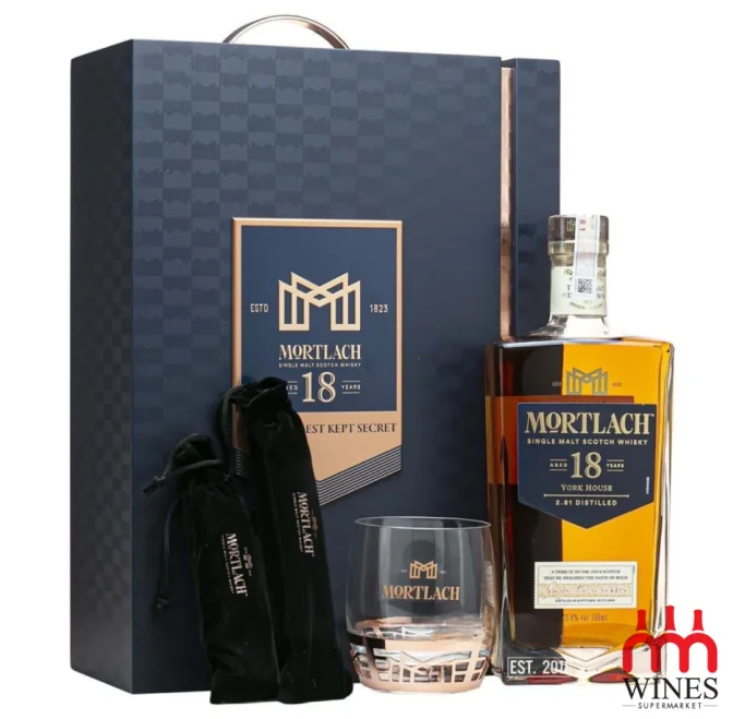 MORTLACH 18 Y.O YORK HOUSE Gift Box