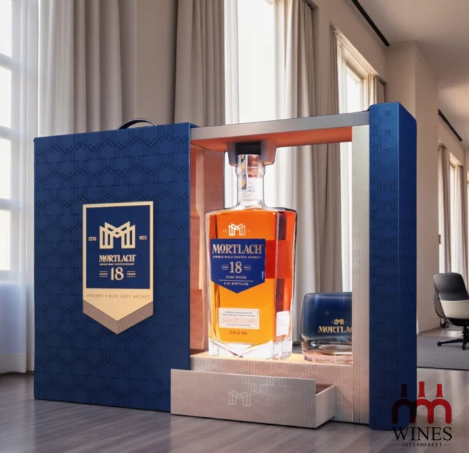 MORTLACH 18 Y.O YORK HOUSE Gift Box