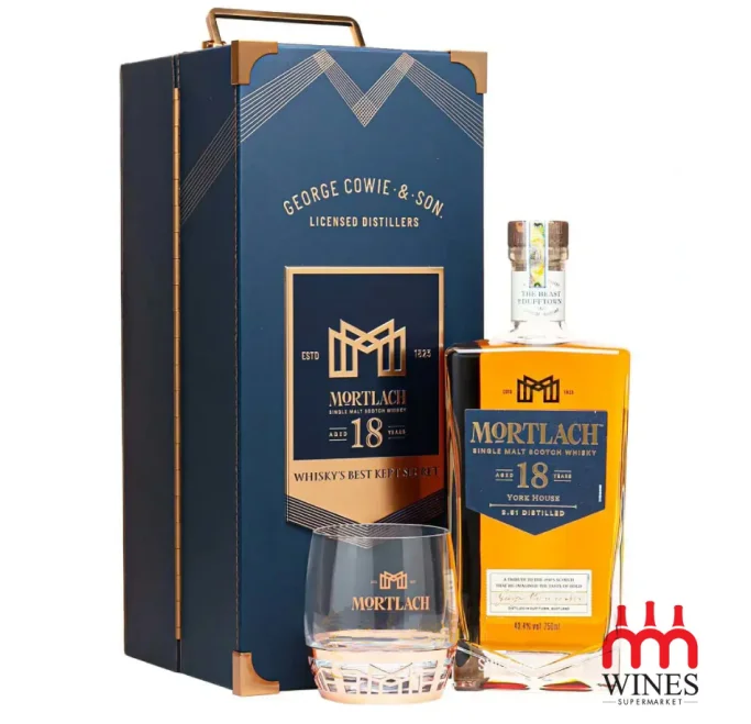 MORTLACH 18 Y.O YORK HOUSE Gift Box