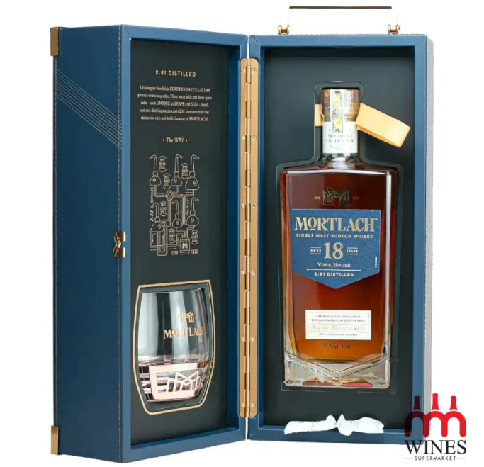 MORTLACH 18 Y.O YORK HOUSE Gift Box