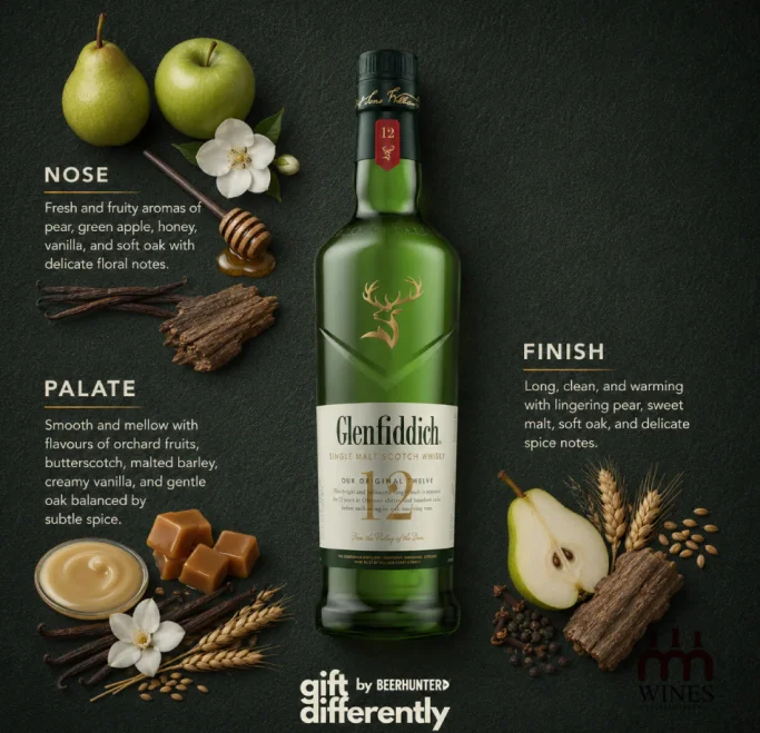 Glenfiddich 12 years old Gift box