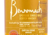 Benromach Speyside Wood Finish Chateau Cissac 2010–2018
