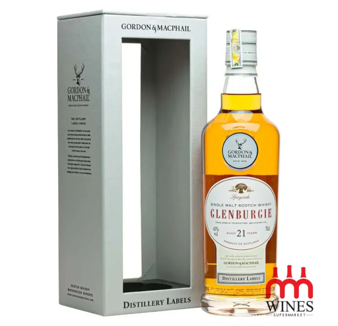 G&M Distillery Label Glenburgie 21YO