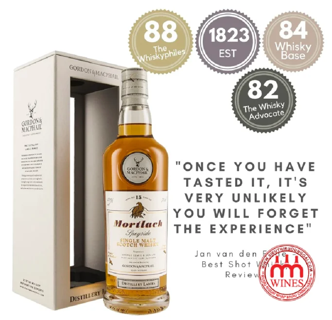 G&M Distillery Label Mortlach 15YO 