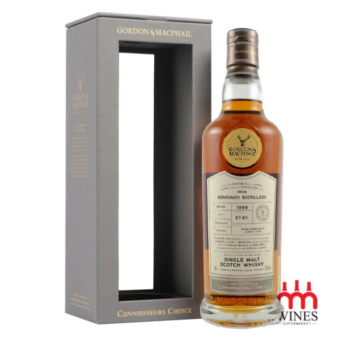 G&M Connoisseur Choice Benriach 1999 22YO 57.8% Refill Sherry Butt