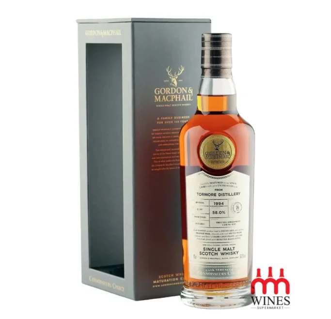 G&M Connoisseur Choice Tormore 1994 26YO 58% First Fill Sherry Butt 