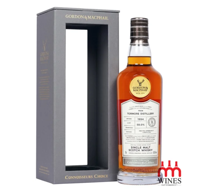G&M Connoisseur Choice Tormore 1994 26YO 58% First Fill Sherry Butt 