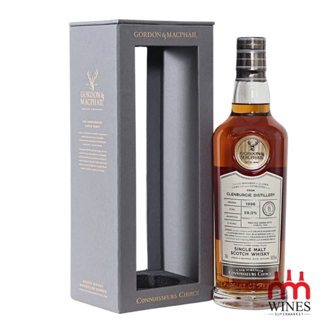 G&M Connoisseur Choice Glenburgie 1996 25YO 59% 1st Fill Sherry But 