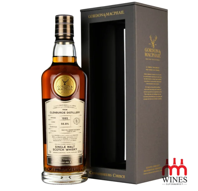 G&M Connoisseur Choice  Glenburgie 1995 26YO 56.8% 1st Fill Sherry Puncheon 