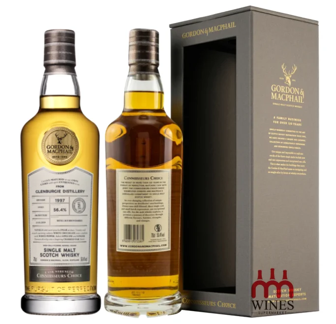 G&M Connoisseur Choice Glenburgie 1997 21YO 56.4% Refill Bourbon Barrell 