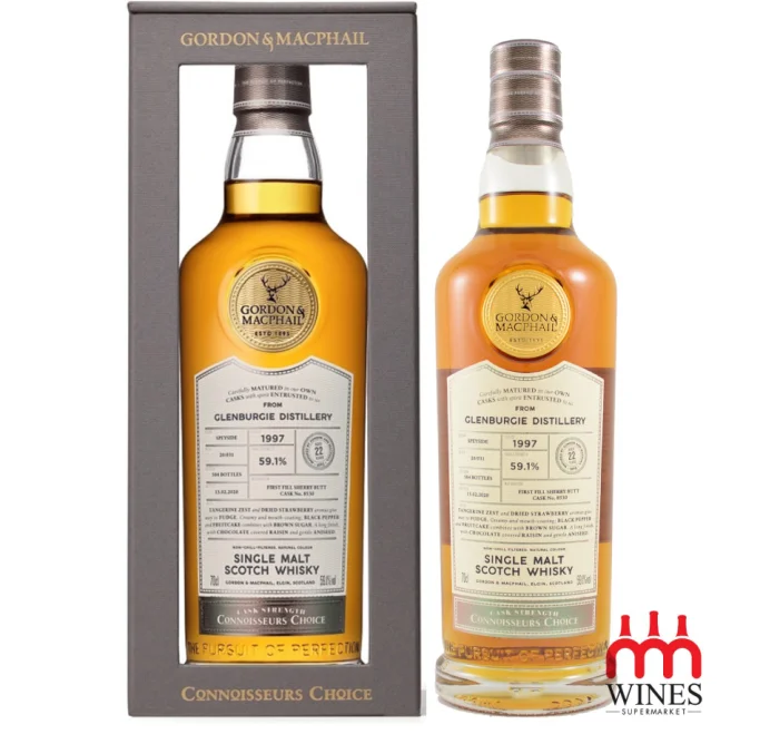 G&M Connoisseur Choice Glenburgie 1997 22YO 59.1% 1st Fill Sherry Butt 