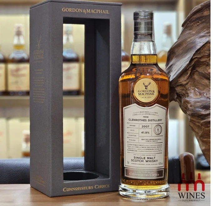 G&M Connoisseur Choice  Glenrother 2007 16YO 41.9% First Fill Sherry Hogshead 
