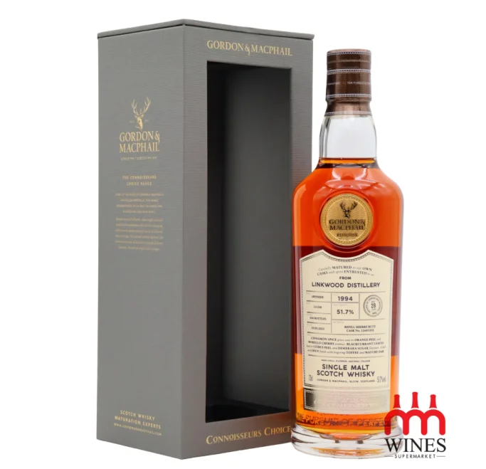 G&M Connoisseur Choice Linkwood 1994 28YO 51.7% Refill Sherry Butt 