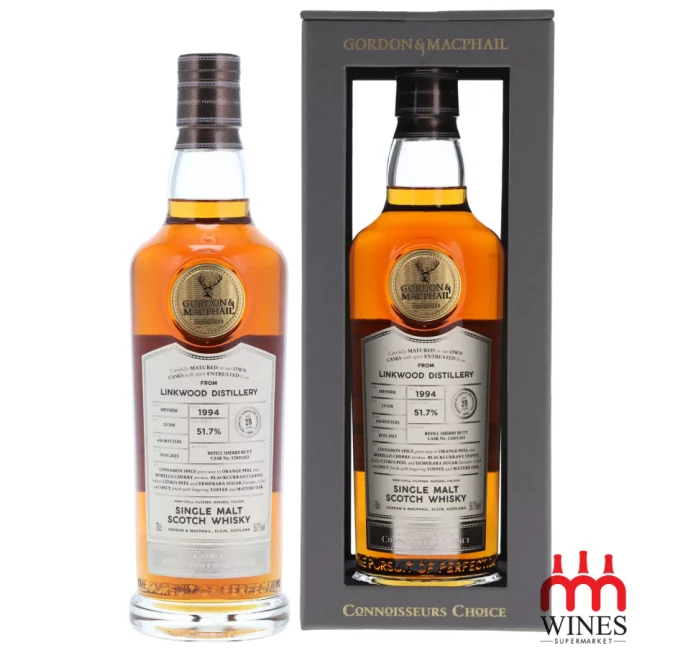 G&M Connoisseur Choice Linkwood 1994 28YO 51.7% Refill Sherry Butt 