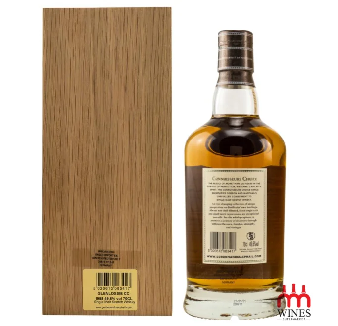 Glenlossie 1988 32YO 49.6% Refill Sherry Hogshead