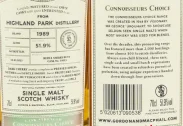 Highland Park 1989 32YO 51.9% Refill Sherry Butt