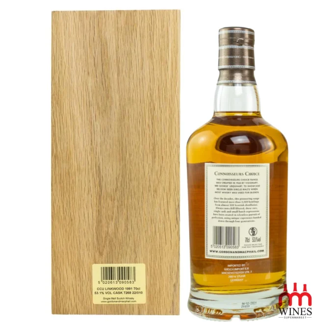 Linkwood 1991 30YO 53.1% 1st Fill Sherry Butt 