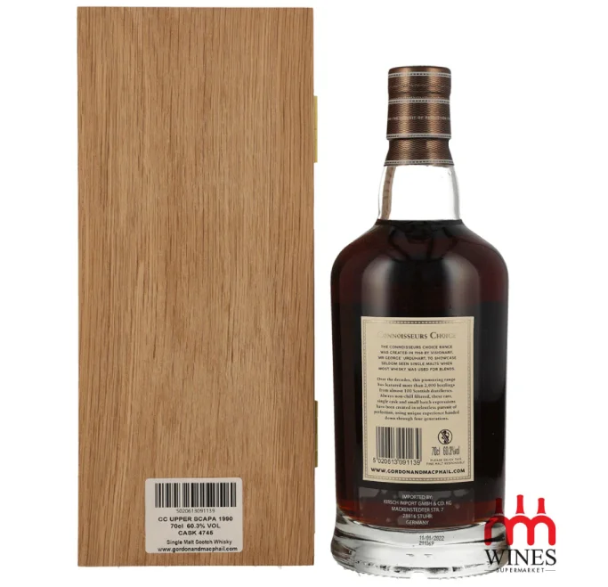 Scapa 1990 31YO 60.3% Refill Sherry Hogshead