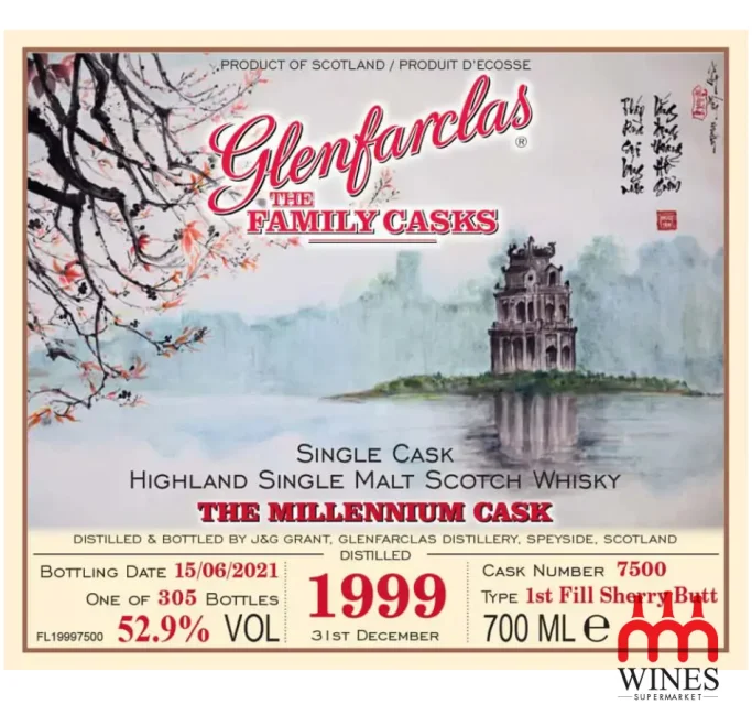 Glenfarclas The Millennium Cask 1999 - 52.5% Hồ Gươm