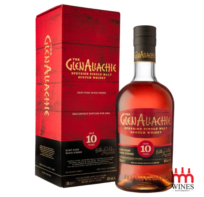 Glenallachie 10 Ruby Port Wood Finish