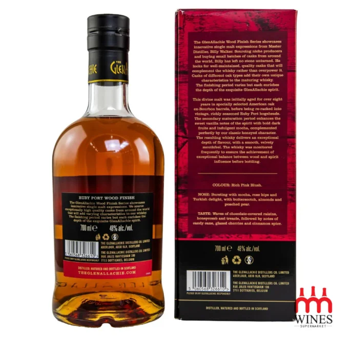 Glenallachie 10 Ruby Port Wood Finish