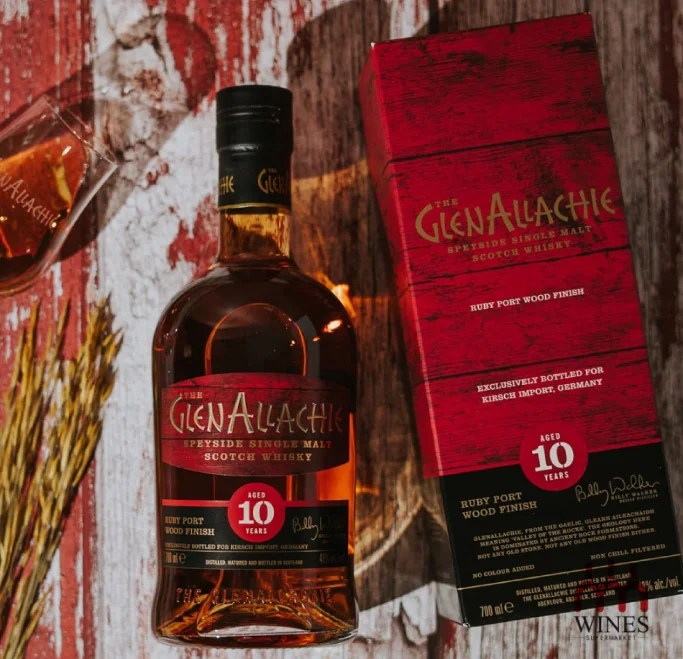Glenallachie 10 Ruby Port Wood Finish