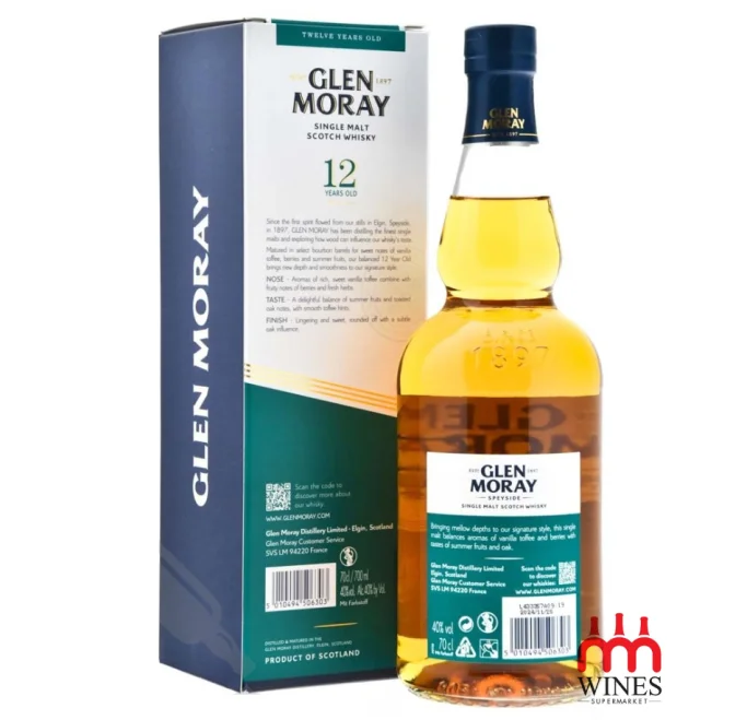 Glen Moray 12 years old Single Malt Whisky