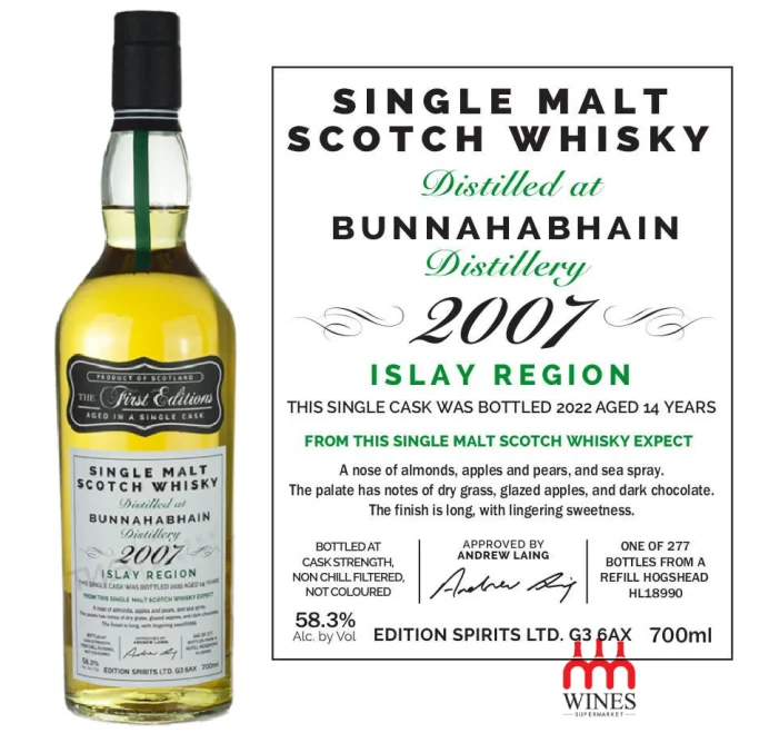 First Editions Bunnahabhain 2007