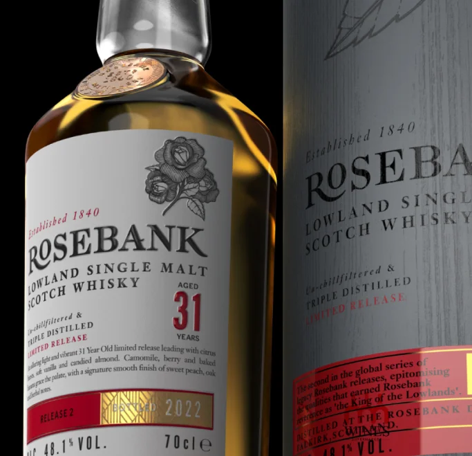 Rosebank 31 Lowland Single Malt Global Release 2
